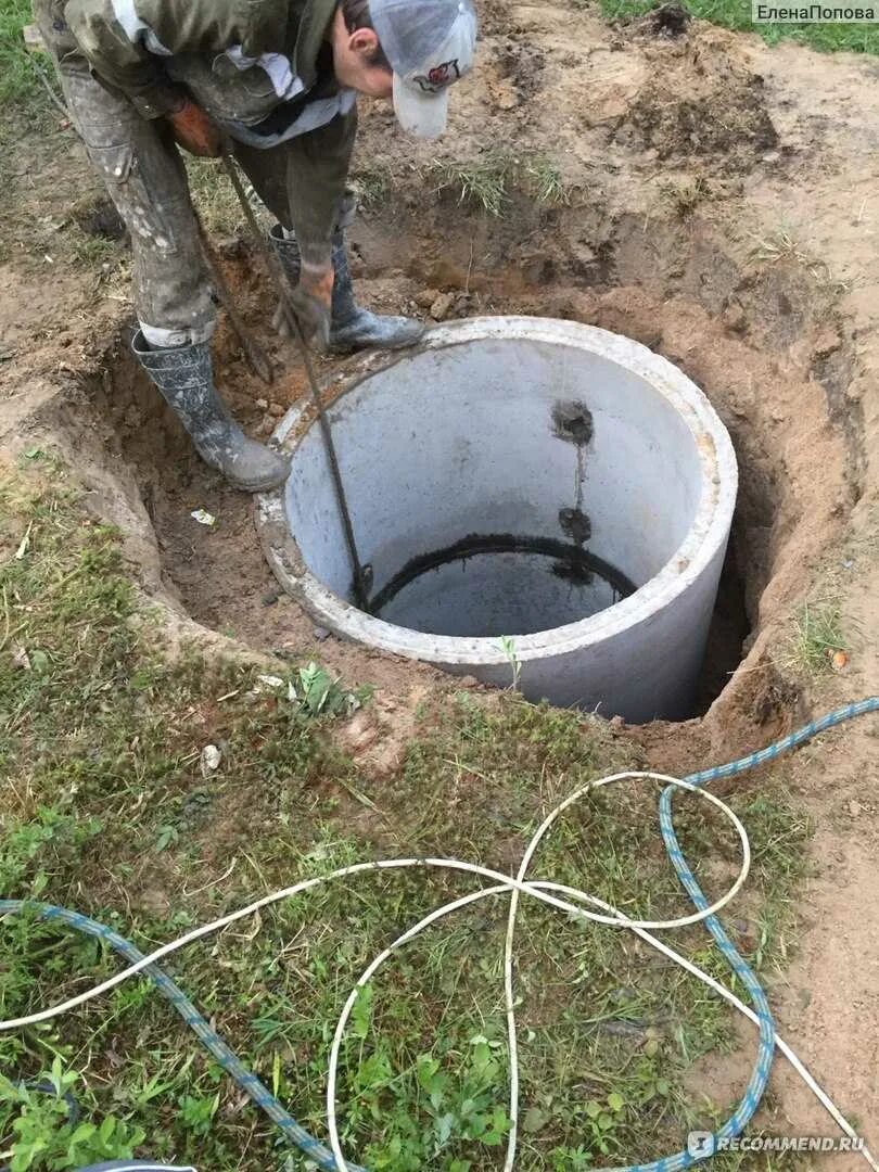 Вода колодцев копки