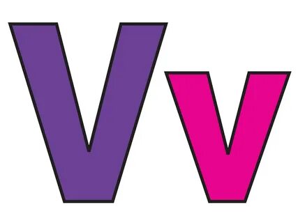 Буква v объем