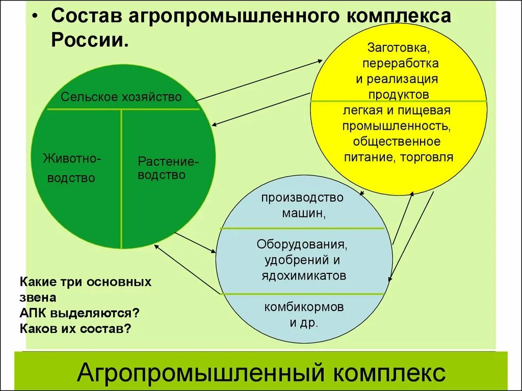 Схема агропромышленного комплекса география 9. Состав агропромышленного комплекса. Состав АПК России. Состав агропромышленного комплекса России. 10 апк рф