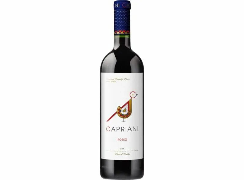 Вино рубикон. Вино "Capriani" Rosso Dry. Capriani Sangiovese Merlot Dry. Вино сухое Каприани Россо. Вино Санджовезе Рубиконе красное сухое.