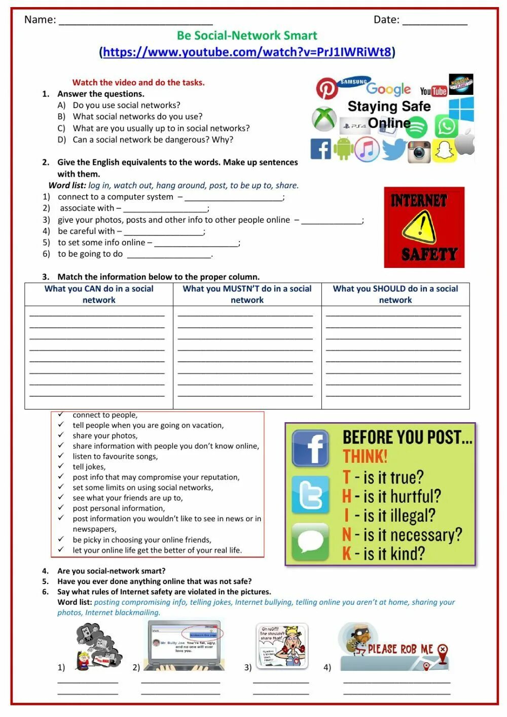 Social Networks Worksheets. Be social Network Smart ответы. Social Media Worksheets. Задания по английскому языку по теме интернет.