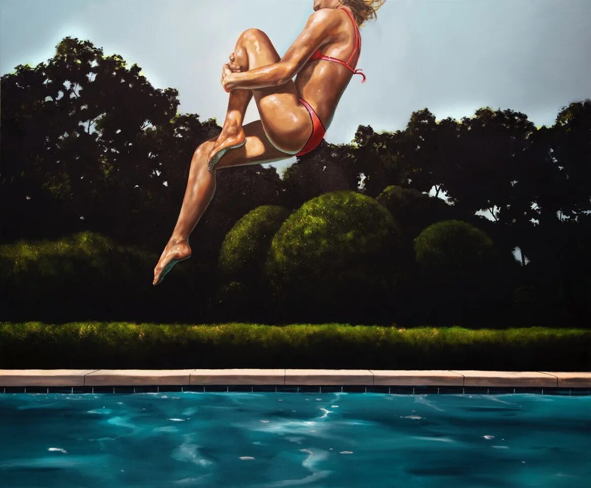 Eric Zener художник. Реалистическая живопись Eric Zener. Работа эрику