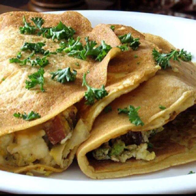 Блюда с яичными блинчиками на ужин. Spinach Crepes. Savoury. Salgados. Блины на ужин