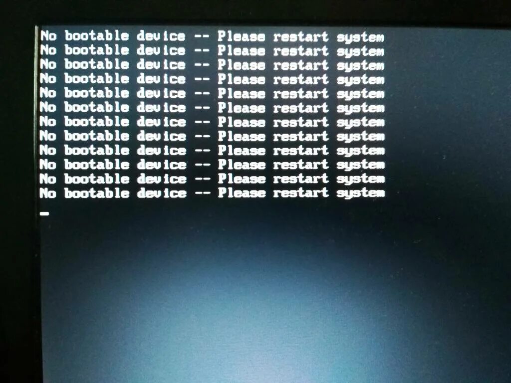 Ноутбук пишет no bootable device. No bootable device. no bootable device please restart system на ноутбуке. no bootable device uefi. no bootable device на ноутбуке acer что делать.