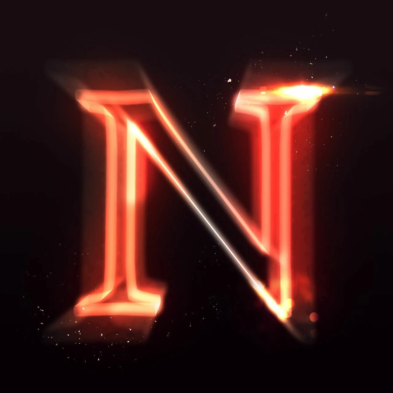 Ни n. Буква n. Красивая буква n. Буква n на черном фоне. Крутая буква n.