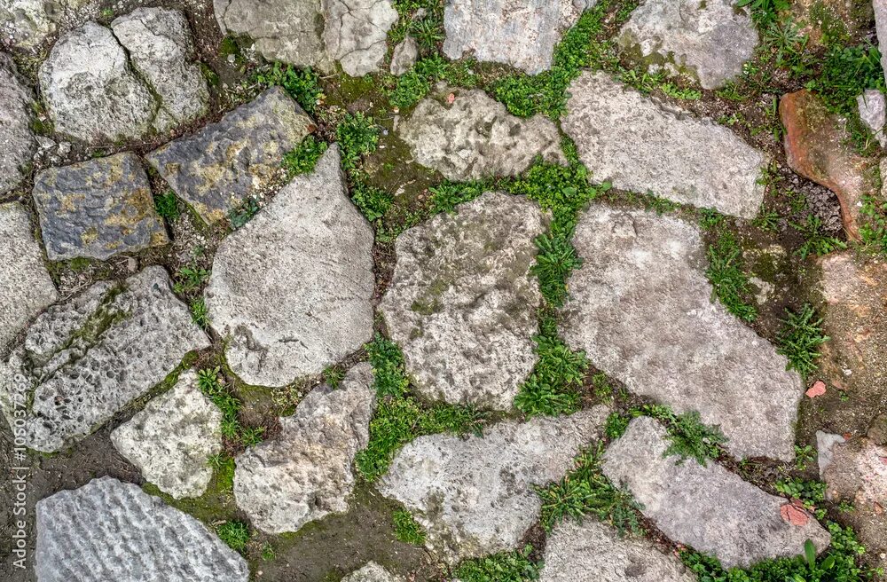 Stone through