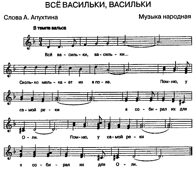 Василек Ноты. Василек песня Ноты. Василек Ноты для аккордеона. Василек Василек Ноты.