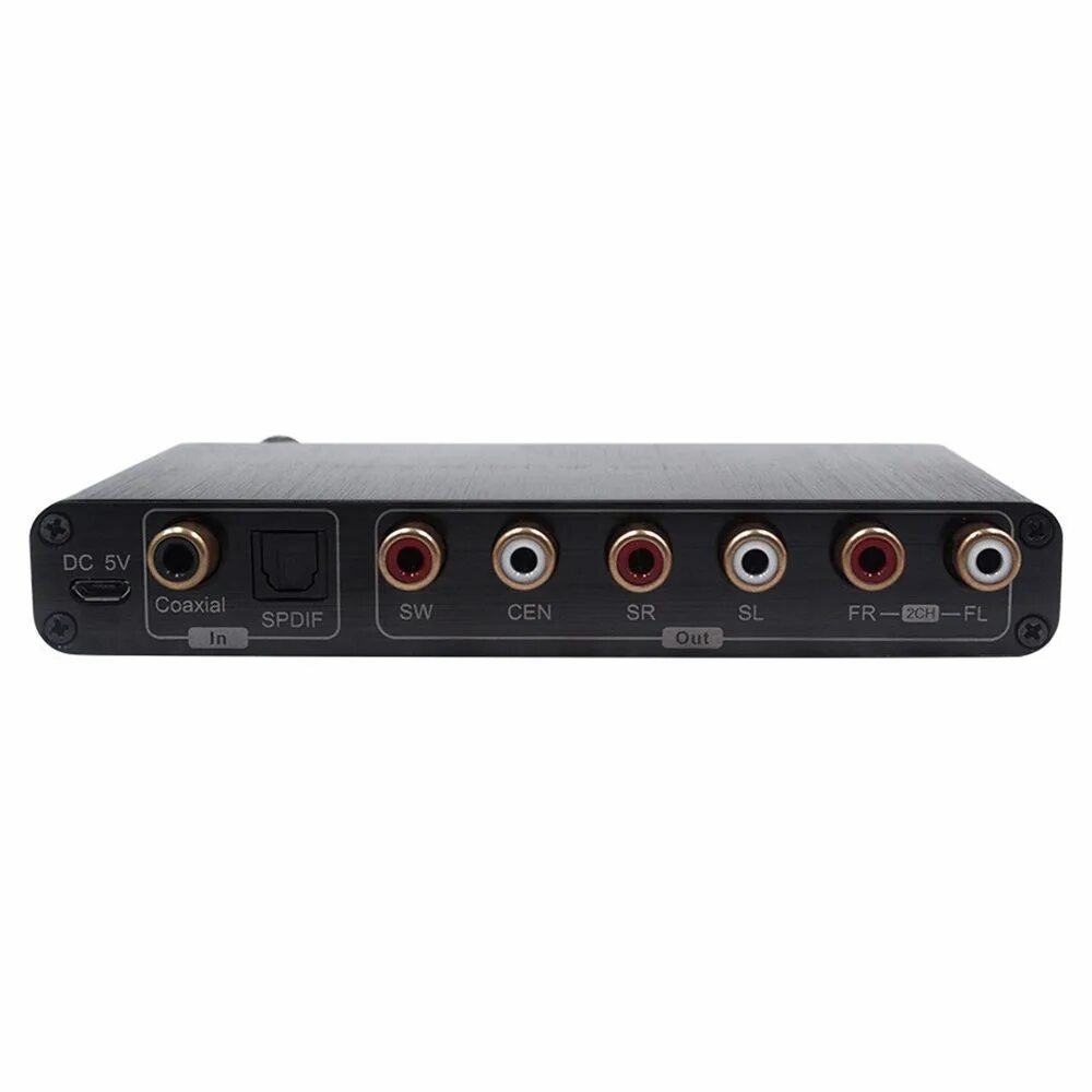 5.1Ch SPDIF коаксиальный цифровой аудио Декодер. 5,1 Ch аудио Декодер SPDIF коаксиальный к RCA.