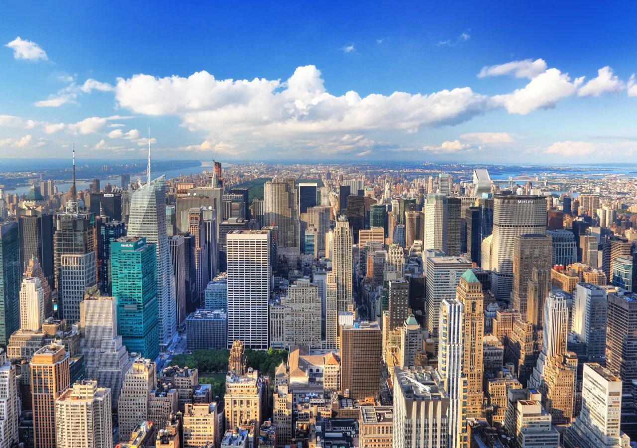 Нью-Йорк Сити Манхэттен. Нью Йорк Мегаполис вид сверху. Дома на Манхэттене Нью-Йорк. Нью-Йорк панорама вид сверху.