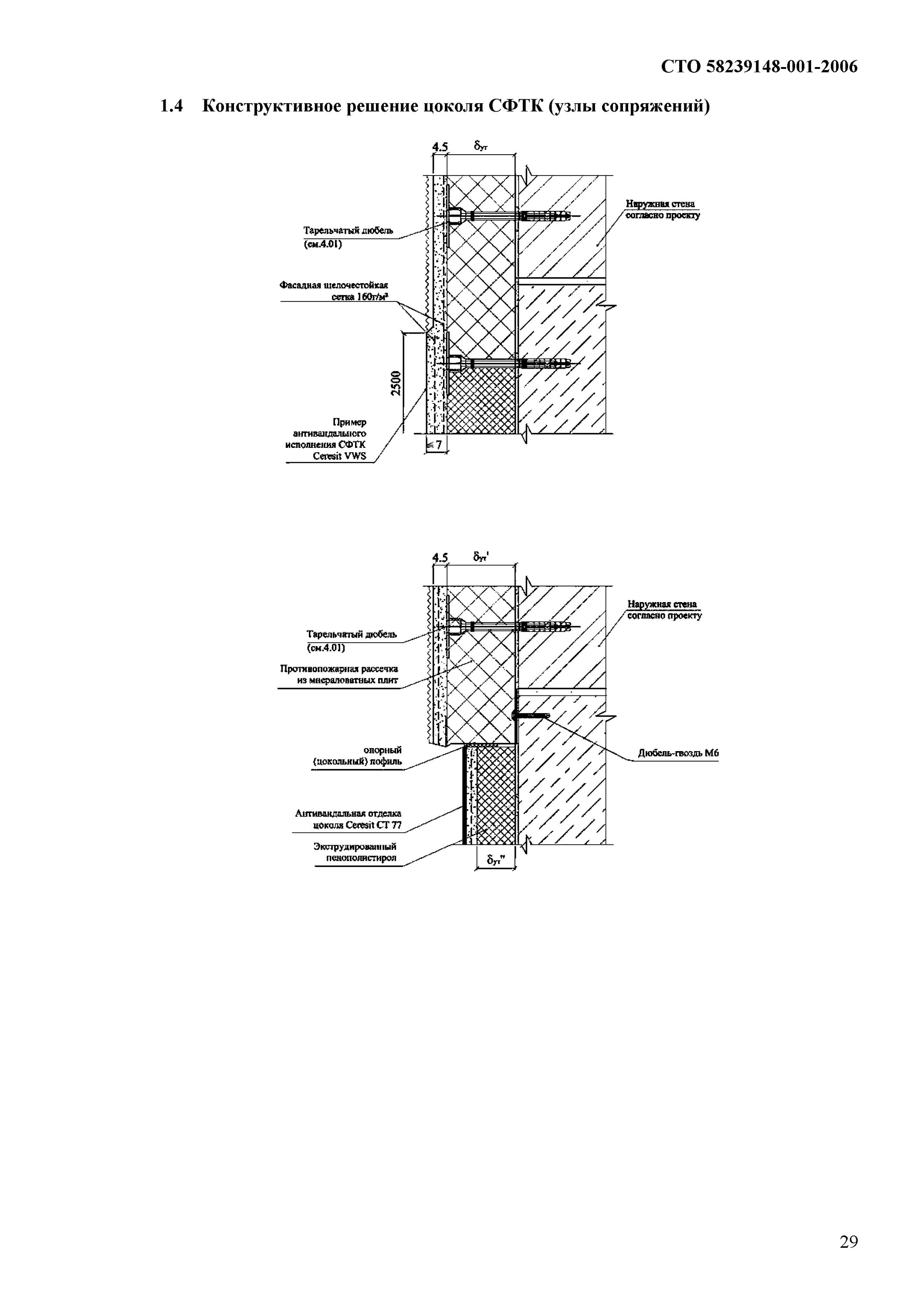 Узел утепления цоколя и стены. Церезит узлы для проектирования. Сто 58239148 001 2006 системы наружной теплоизоляции стен зданий. Церезит узлы для проектирования. Сто 001 2006.