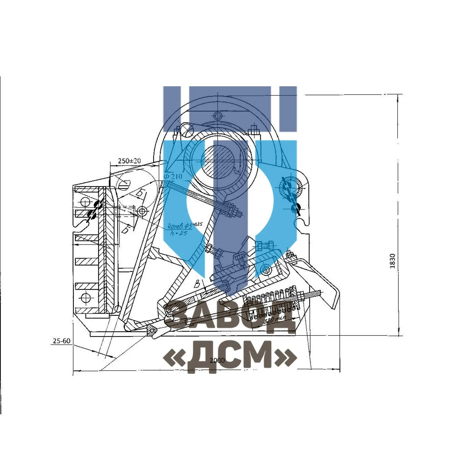 дробилки щековые технические характеристики. дробилка смд-108 технические характеристики.