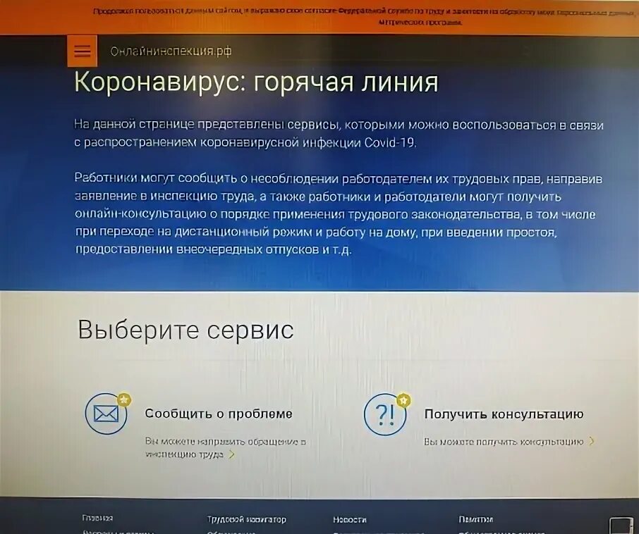 Онлайнинспекция рф подать
