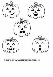 Five little pumpkins