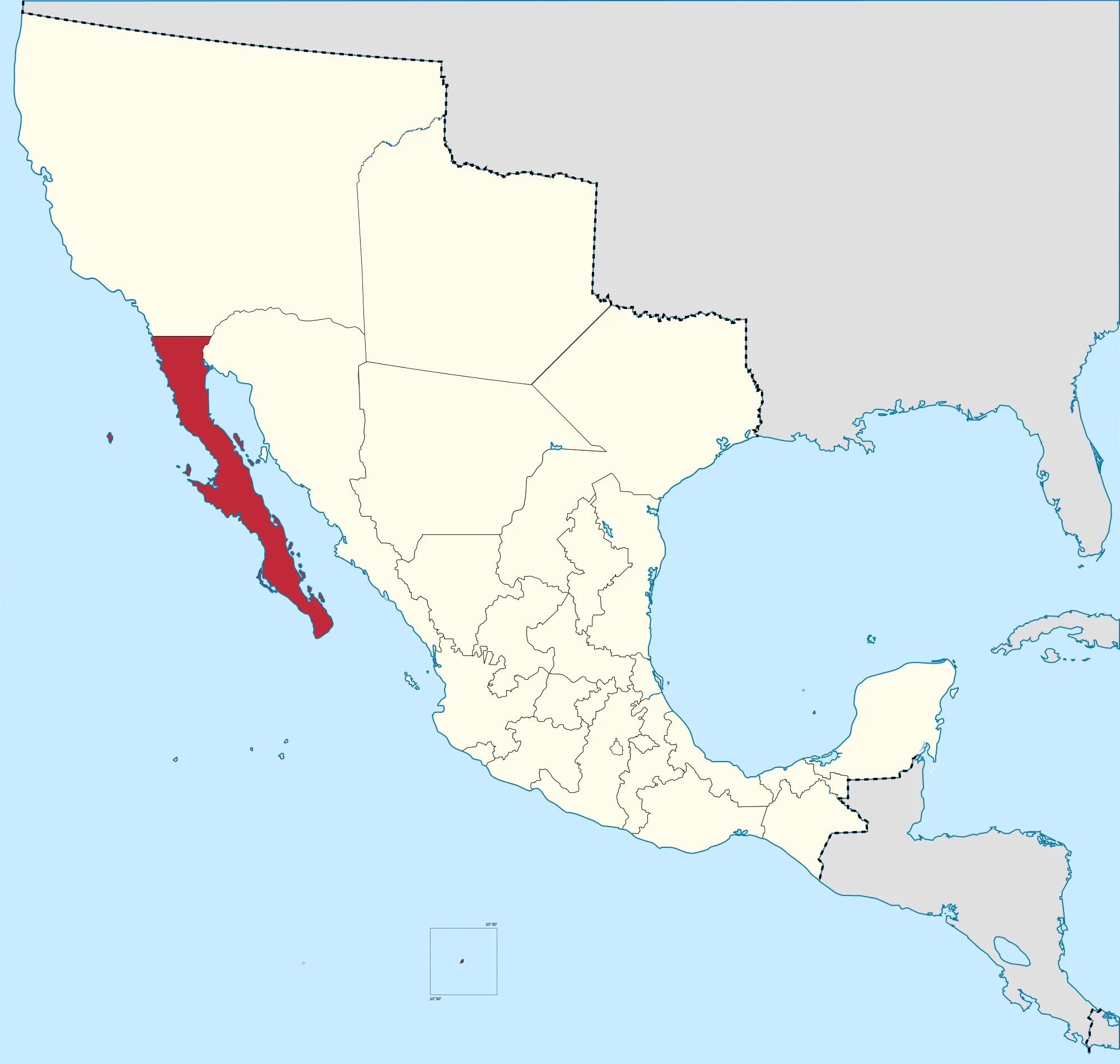Полуостров калифорния находится на. Южная Калифорния Мексика. Южная нижняя Калифорния Мексика. Нижняя Калифорния Мексика карта. Полуостров Калифорния на карте Северной Америки.