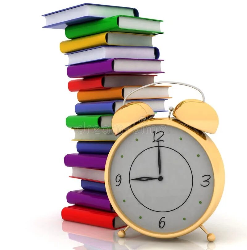 Часы в библиотеке. Книга и часы. Книжки и будильник. Часы на стопке книг.