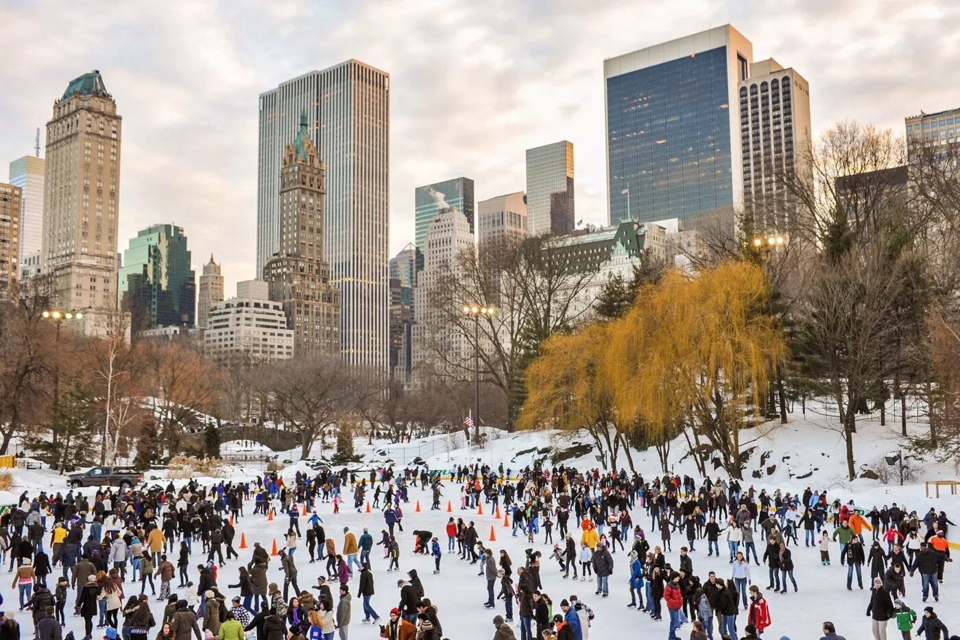 Америка зимнее время. Центральный парк Нью-Йорк. Wollman Rink Центральный парк. Каток в Центральном парке Нью-Йорка. Нью Йорк Bronx зимний.