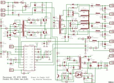 Схема блока atx