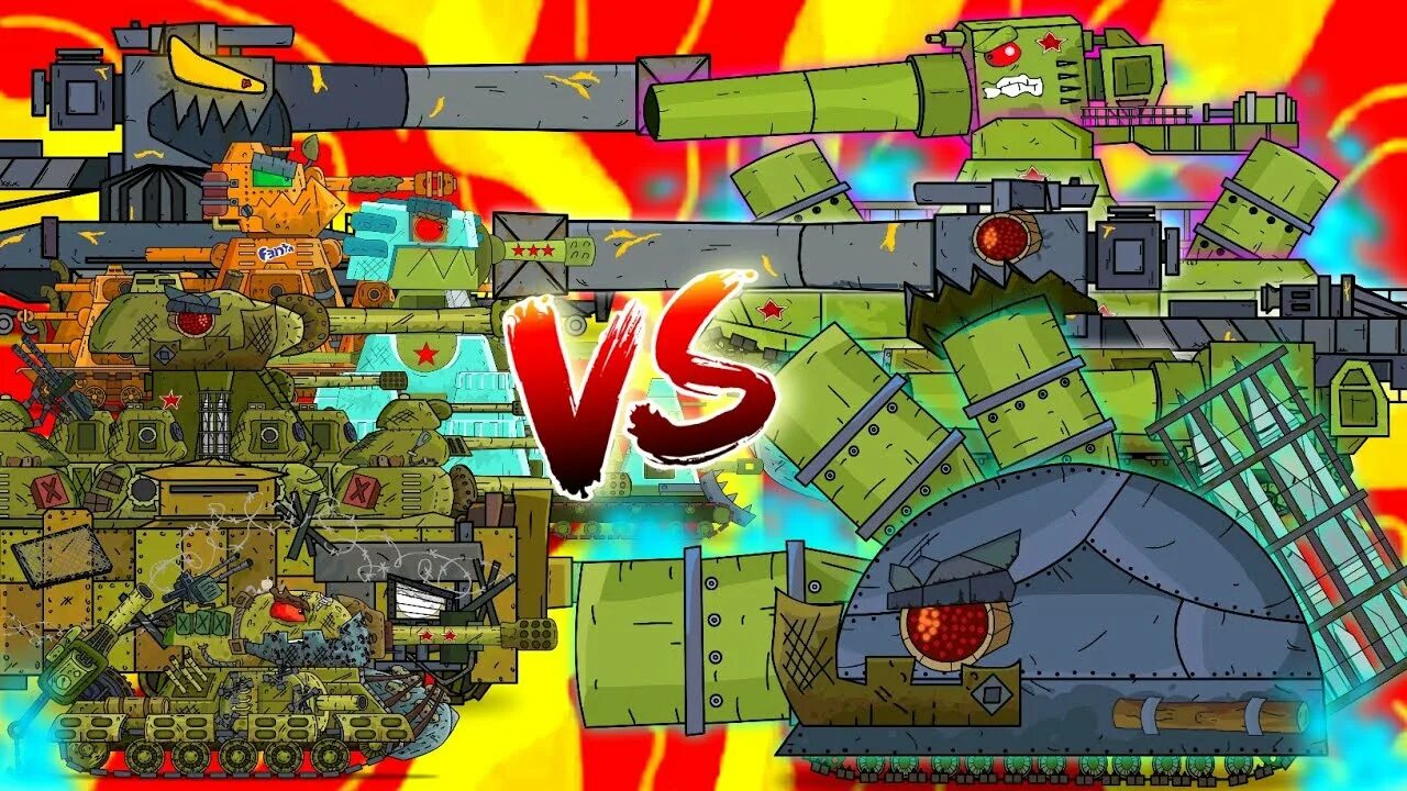 Видео танка против 8. Мега танки против босса. Танки мега боссы. Мега танки vs мега босс.