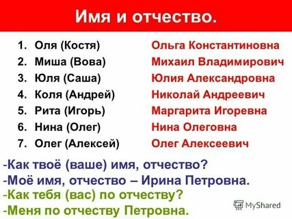 Имена сочетающие