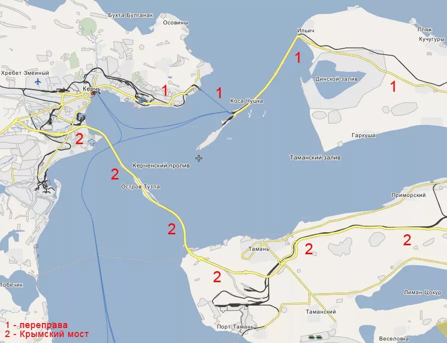Керчь и Крымский мост на карте. Карта Крымский мост через Керченский пролив. Карта Крыма с мостом через Керченский пролив. Керченский мост на карте Крыма. Крымский мост как проехать