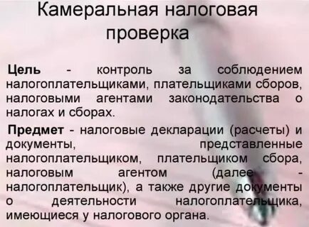 Камеральные проверки 2023