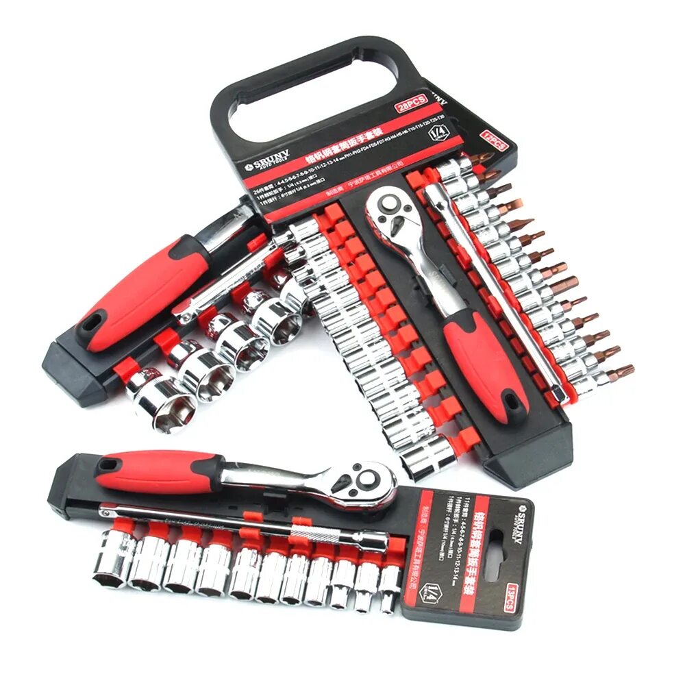 Набор головок с трещоткой для автомобиля. Professional Socket Wrench Set CR-V 1/2 PCS. Набор торцевых гаечных ключей (1.5, 2, 2.5, 3, 4, 5, 6, 7, 8, 9, 10,). Набор торцевых головок 1/2" , 26предметов Dr. Socket Wrench CR-V. Набор головок с трещоткой 36 Dr. Socket Wrench Set.