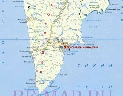 Координаты петропавловска