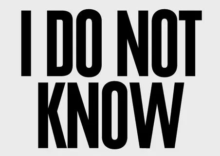 I dont know перевод