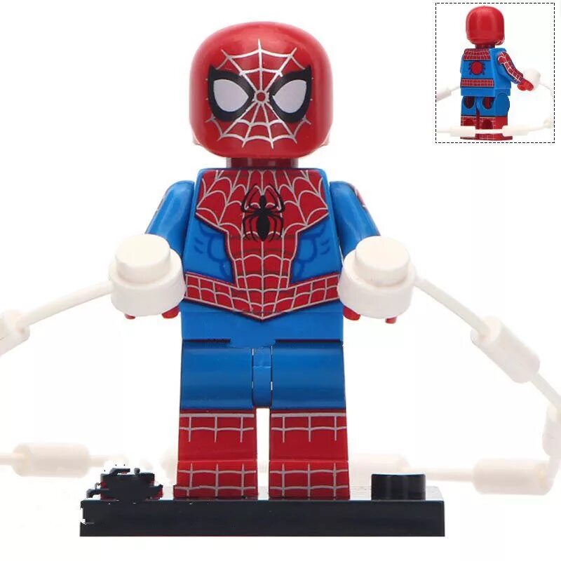 Как выглядит лего человек паук Конструктор LEGO Marvel Super Heroes 40343 Человек-Паук и ограбление музея, 49 д