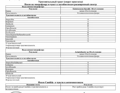 Анализ на чувствительность к антибиотикам гемотест