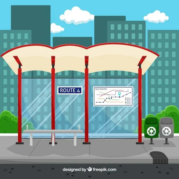 Where is the bus stop