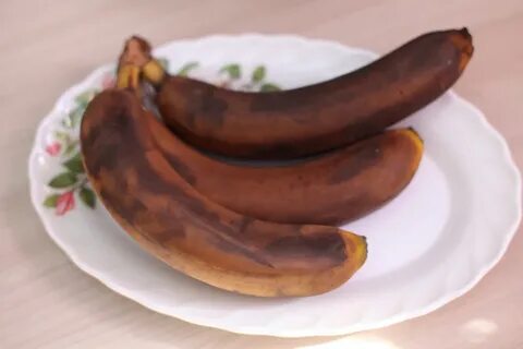 Перезревший банан