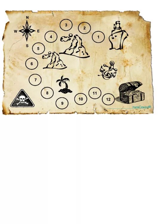 Treasure chart
