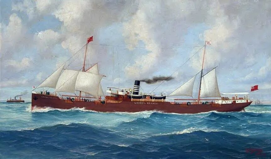 Пароход на английском. Eduard Bohlen пароход. Испанский пароход «Магальянес». Корабль угольщик.