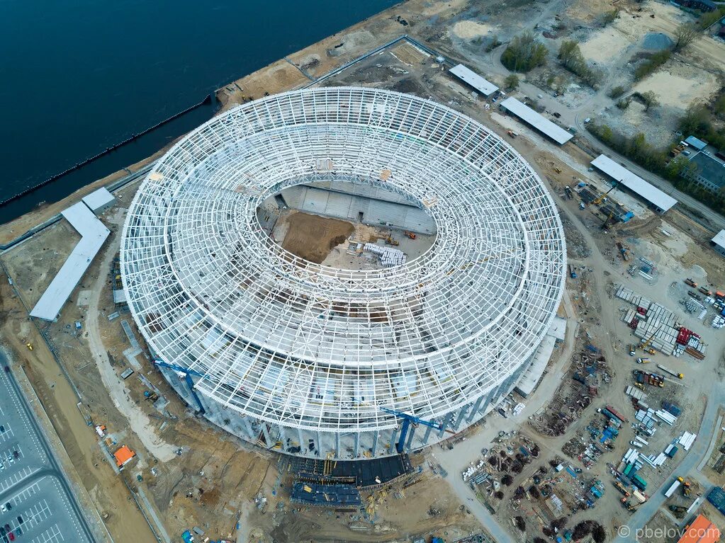 Stadium build. Стадион Нижний Новгород строительство. Проект организации строительства стадиона Нижний Новгород. Астрон Билдингс стадион. Технология строительств ЭА стадиона Нижний Новгород.