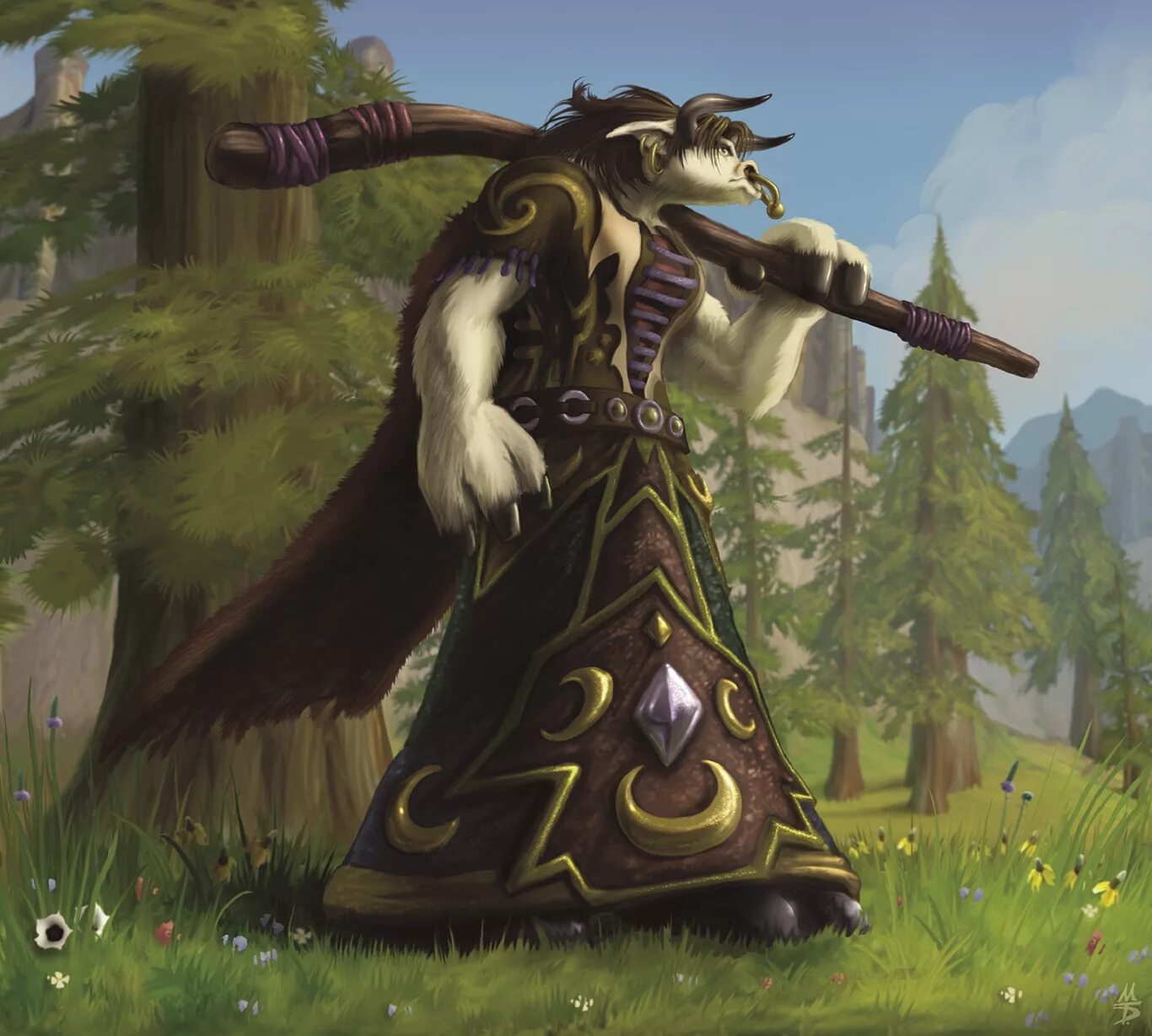 Друид варкрафт. Warcraft таурены друид. таурен друид арт. wow таурен друид. world of warcraft таурены.