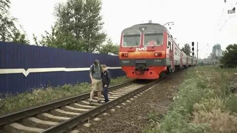 Видеоролик на железной дороге