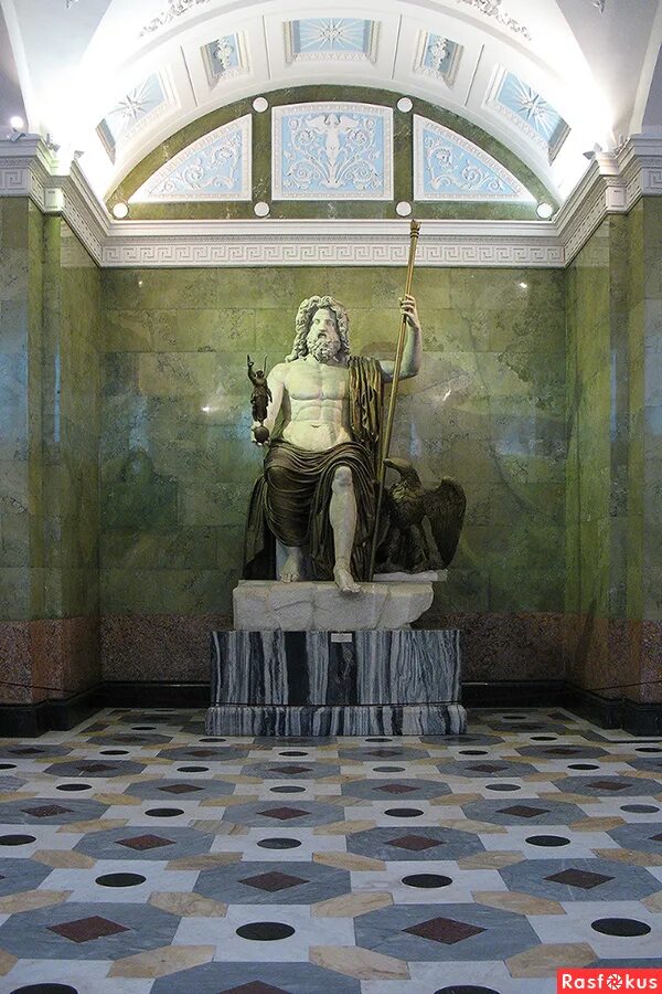 Статуя зевса фидия. Фидий эрмитаж. Зевс в эрмитаже. Зевс в эрмитаже. I век.