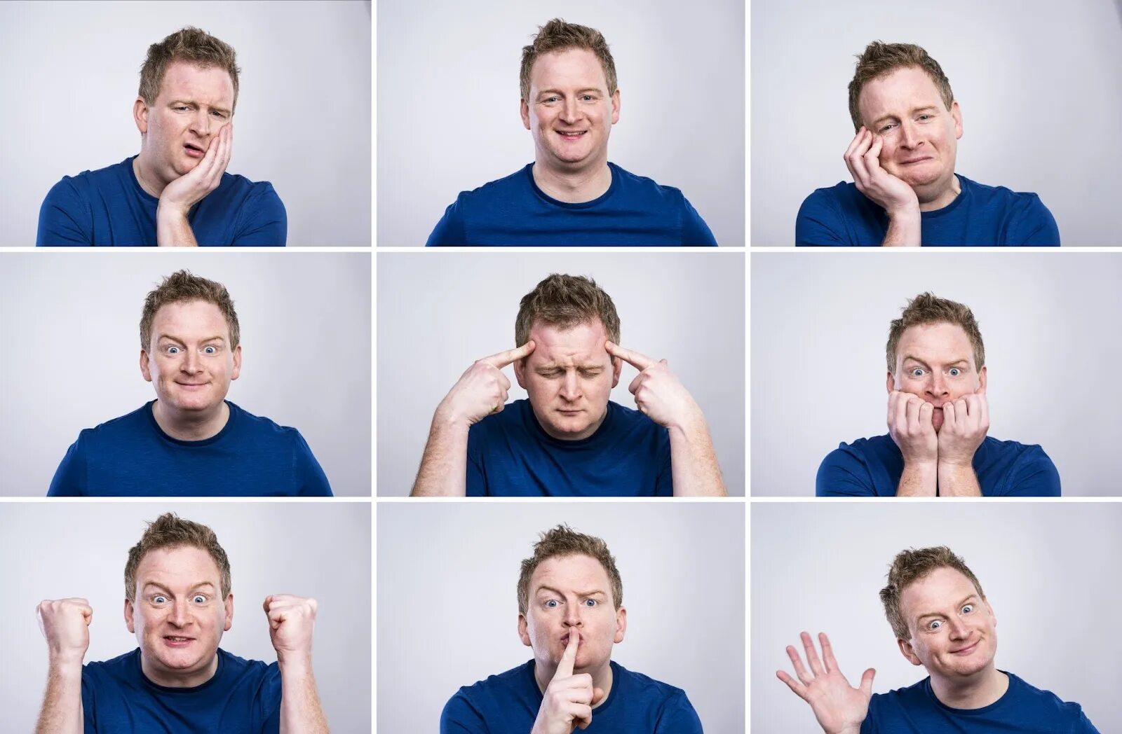 Gestures and facial expressions