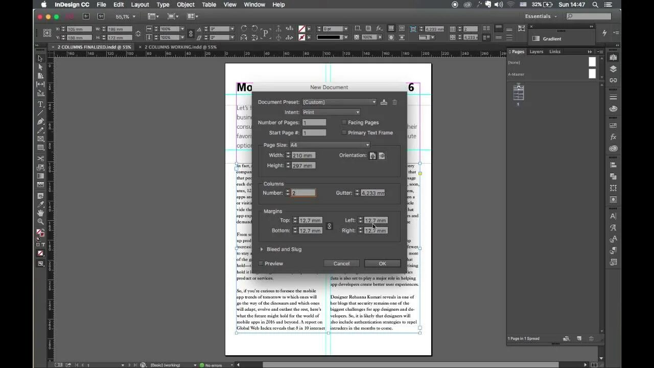 How to indesign. Gutter в индизайне. indesign две колонки. column width в indesign. indesign два столбца.