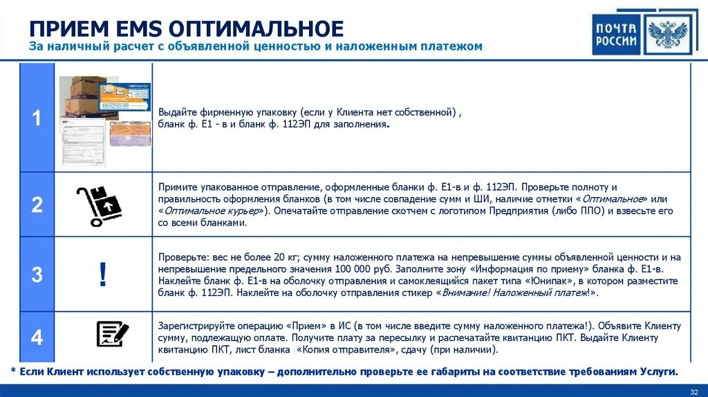 Прием емс. Прием емс