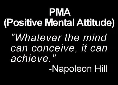 Mental attitude