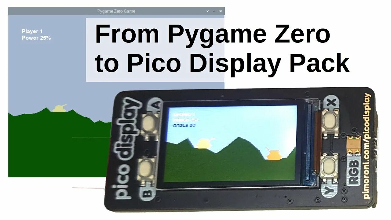 Display pack. Pi pico displays.