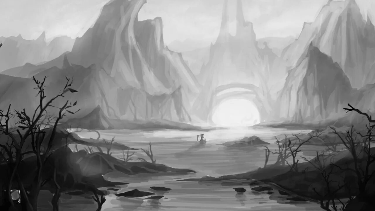 The pit monochrome