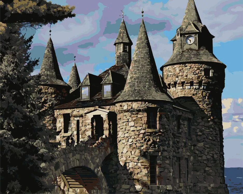 Замок номер 4. Замок Больдта. Небольшой замок. Башня замка. Маленький замок.