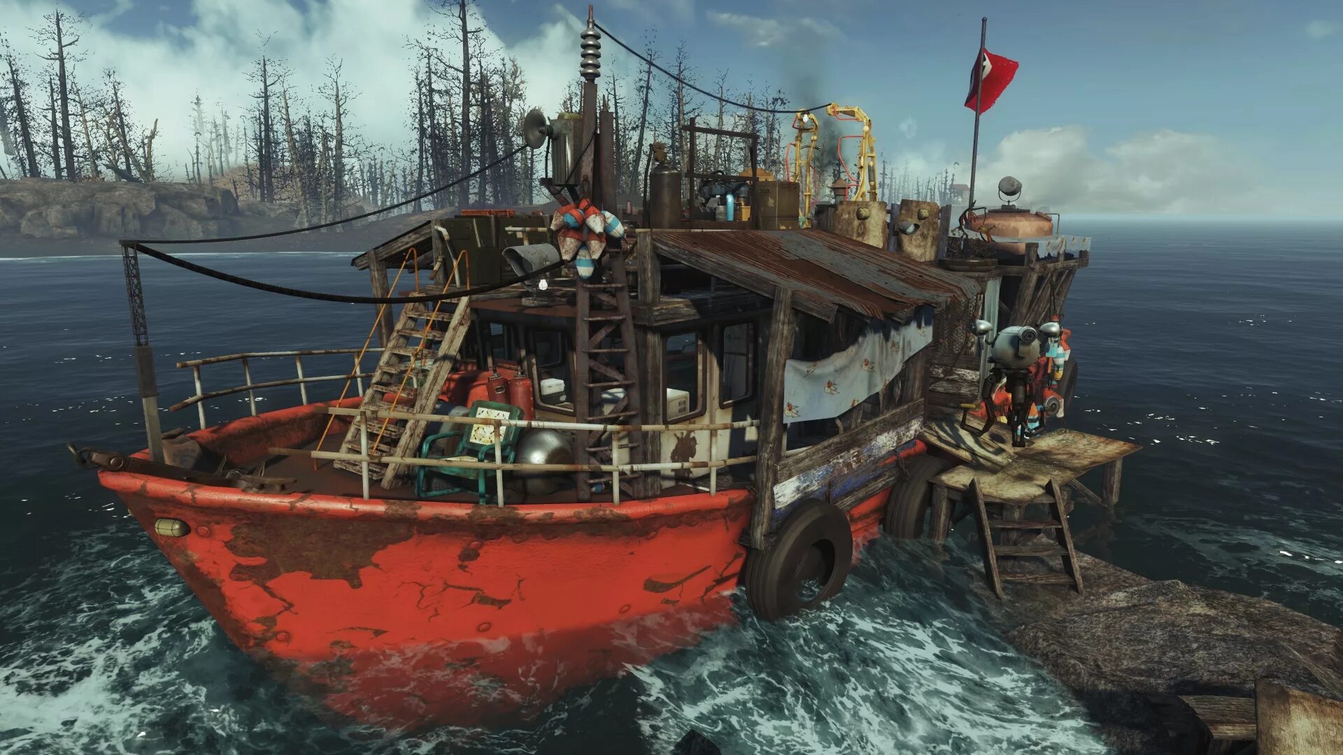Fallout 4 лодка. Подводная лодка янцзы фоллаут 4. фоллаут 4 корабли. фоллаут 4 корабль конститьюшн. fallout 4 подлодка янцзы.