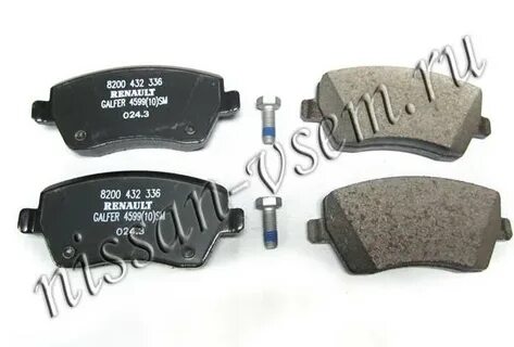 Передние колодки альмера g15