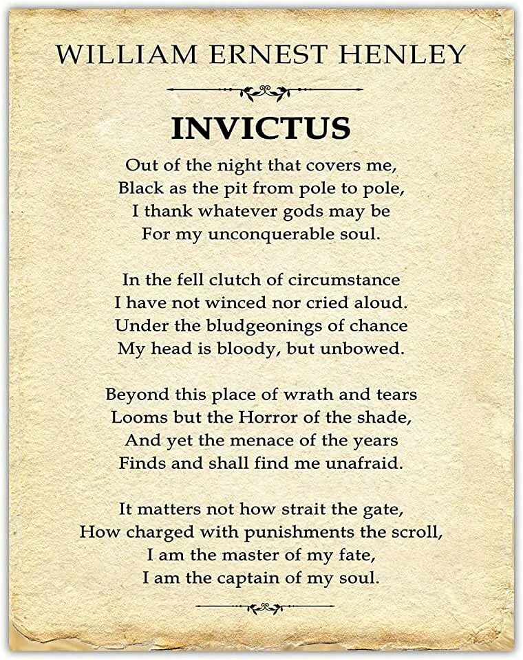 Invictus poem. Уильям эрнст хенли. Invictus стих. Хенли стих. Invictus henley.