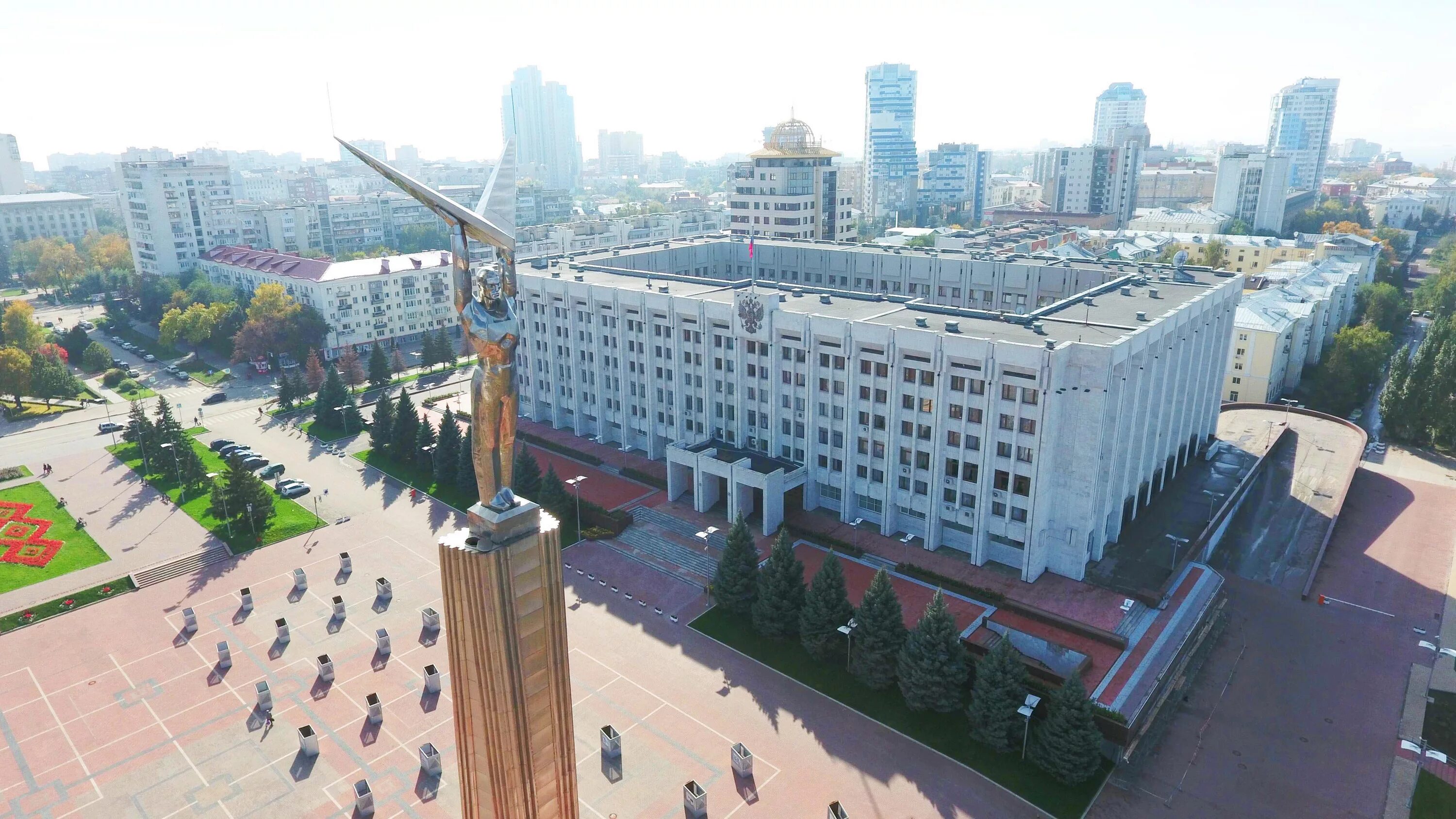 Црк самара. Монумент монумент славы самара.