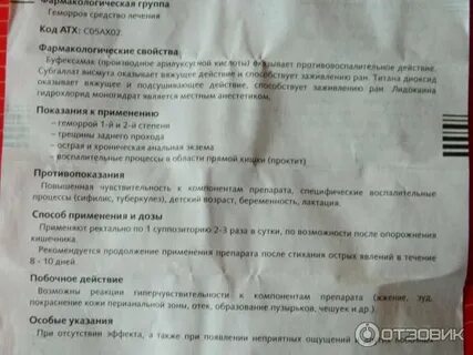 Мазь от геморроя проктозан инструкция